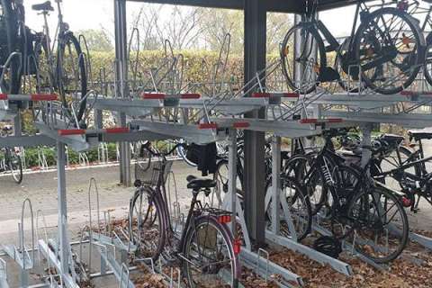 Fahrradständer für Medienhaus in Münster