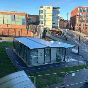 Projekte | Falco U.K. installiert moderne Fahrradstation am Bahnhof Wolverhampton | image #1 | 