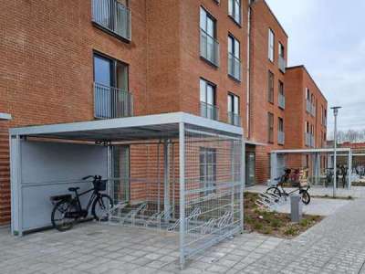 Intelligente und stilvolle Fahrradparklösung für dänischen Appartementkomplex
