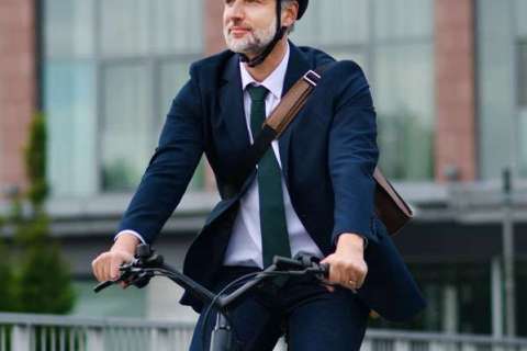 Fahrradparken im Gewerbegebiet
