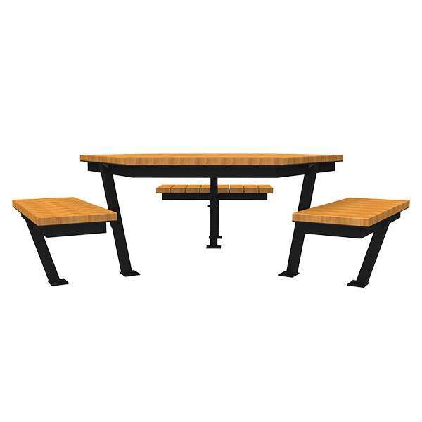 straatmeubilair picknickset rolstoelvriendelijk