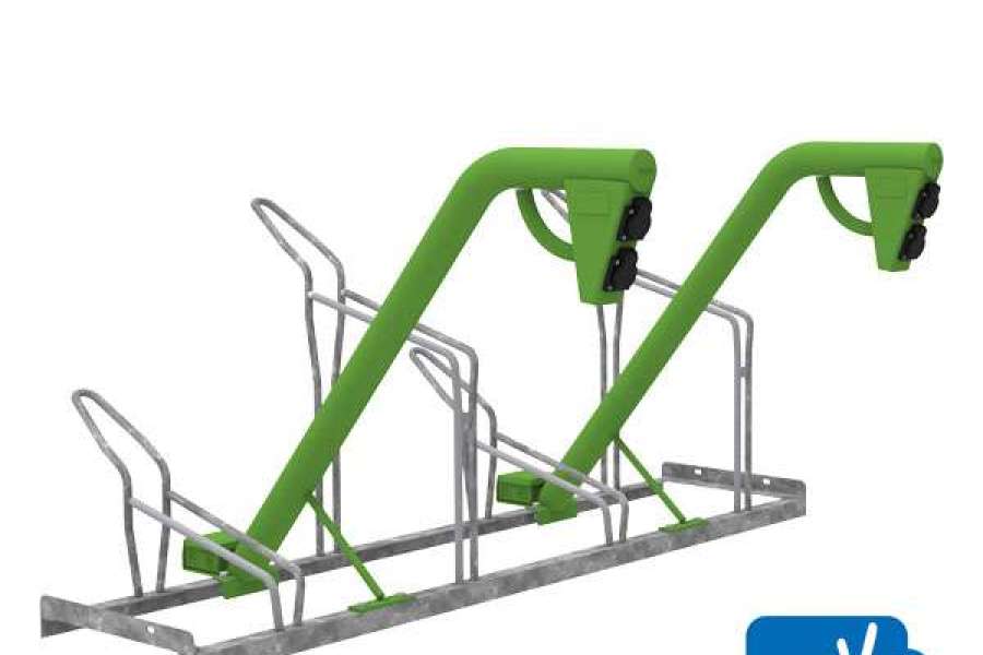 FalcoSound Fahrradständer mit E-Bike Ladestation