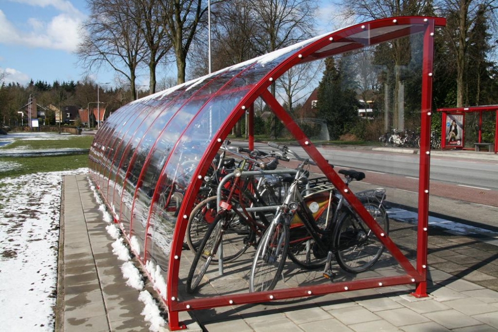 Falco Fahrradüberdachung für Bushaltestelle