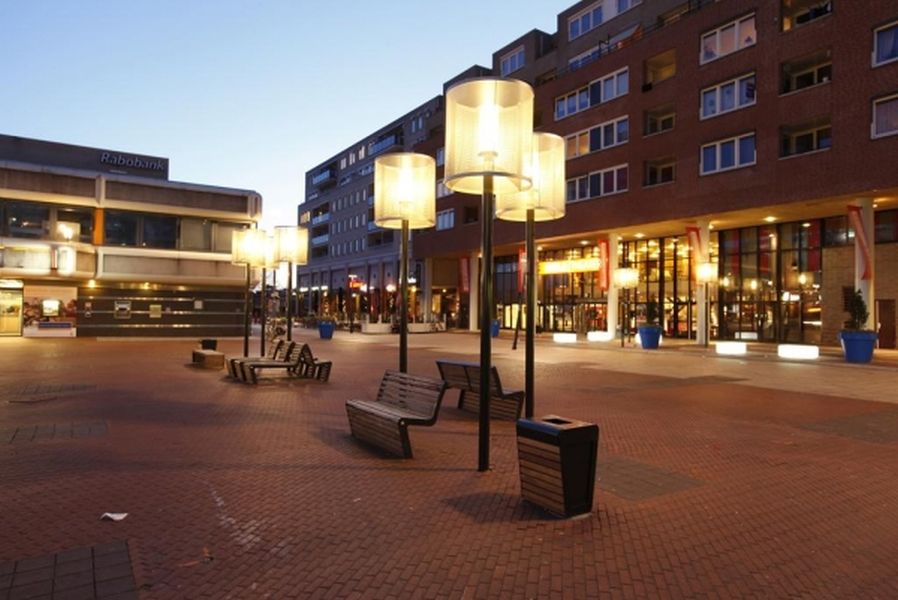 Einrichtung des Stadtplatzes Capelle