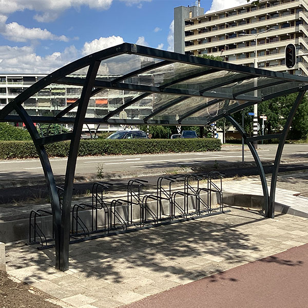 FalcoRail Fahrradüberdachungen für Bushaltestellen