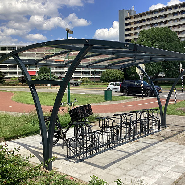 FalcoRail Fahrradüberdachungen für Bushaltestellen