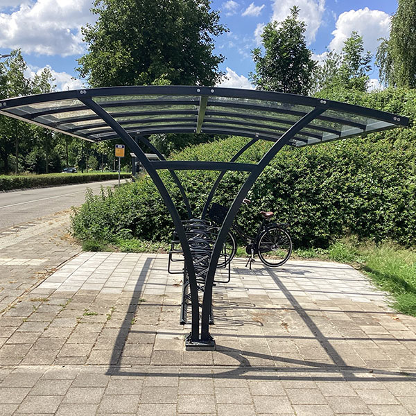 FalcoRail Fahrradüberdachungen für Bushaltestellen