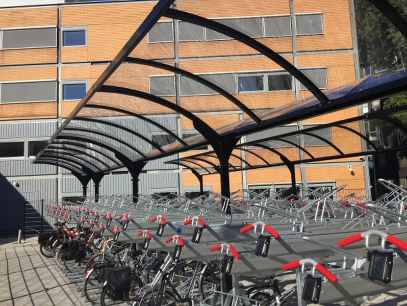 Mit Falco Fahrradparken hoch hinaus