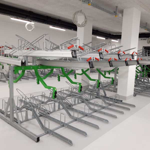 Optimale Fahrradstellplatzlösungen für das Weisse Quartier in München