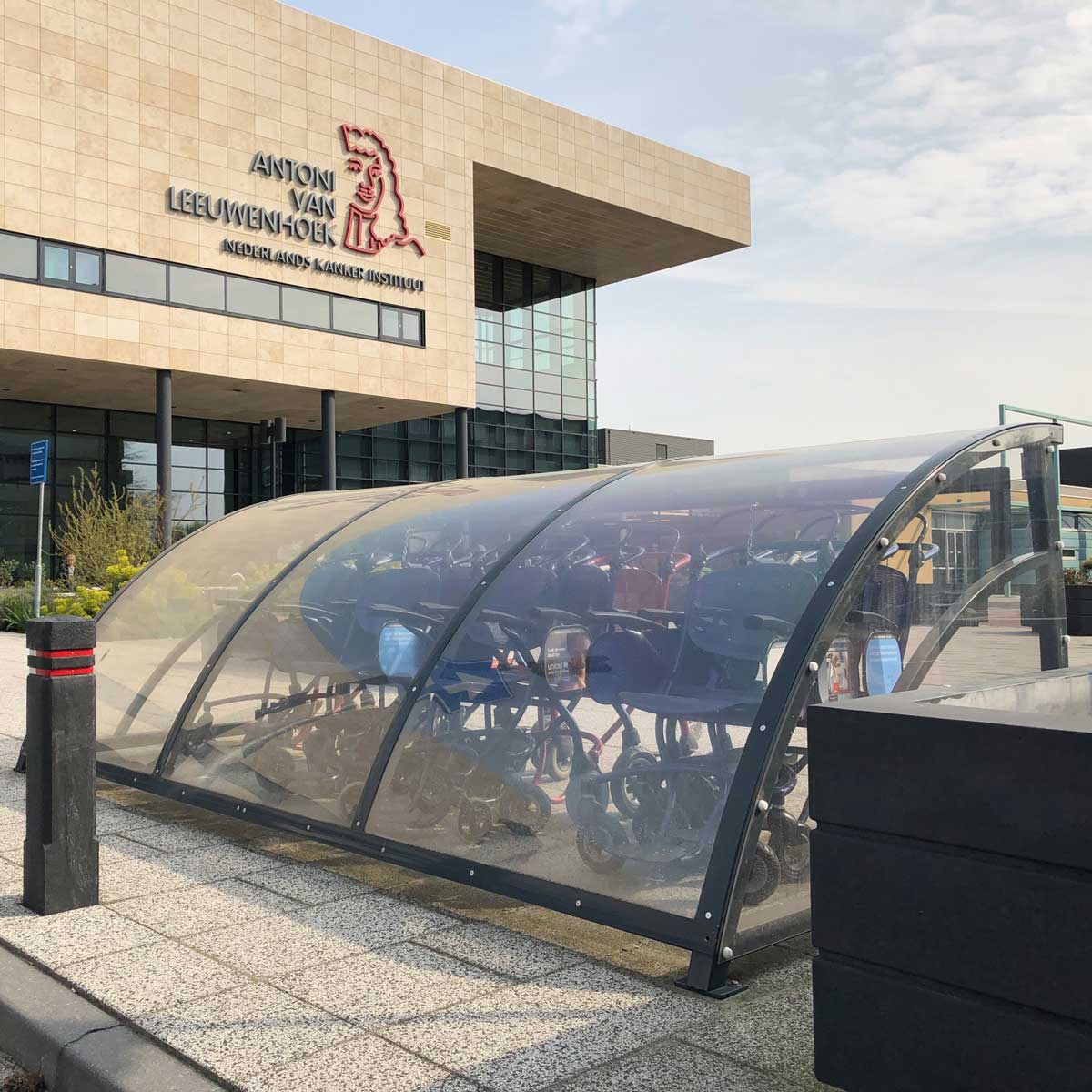 Rollstuhlunterstand für Krankenhaus in Amsterdam