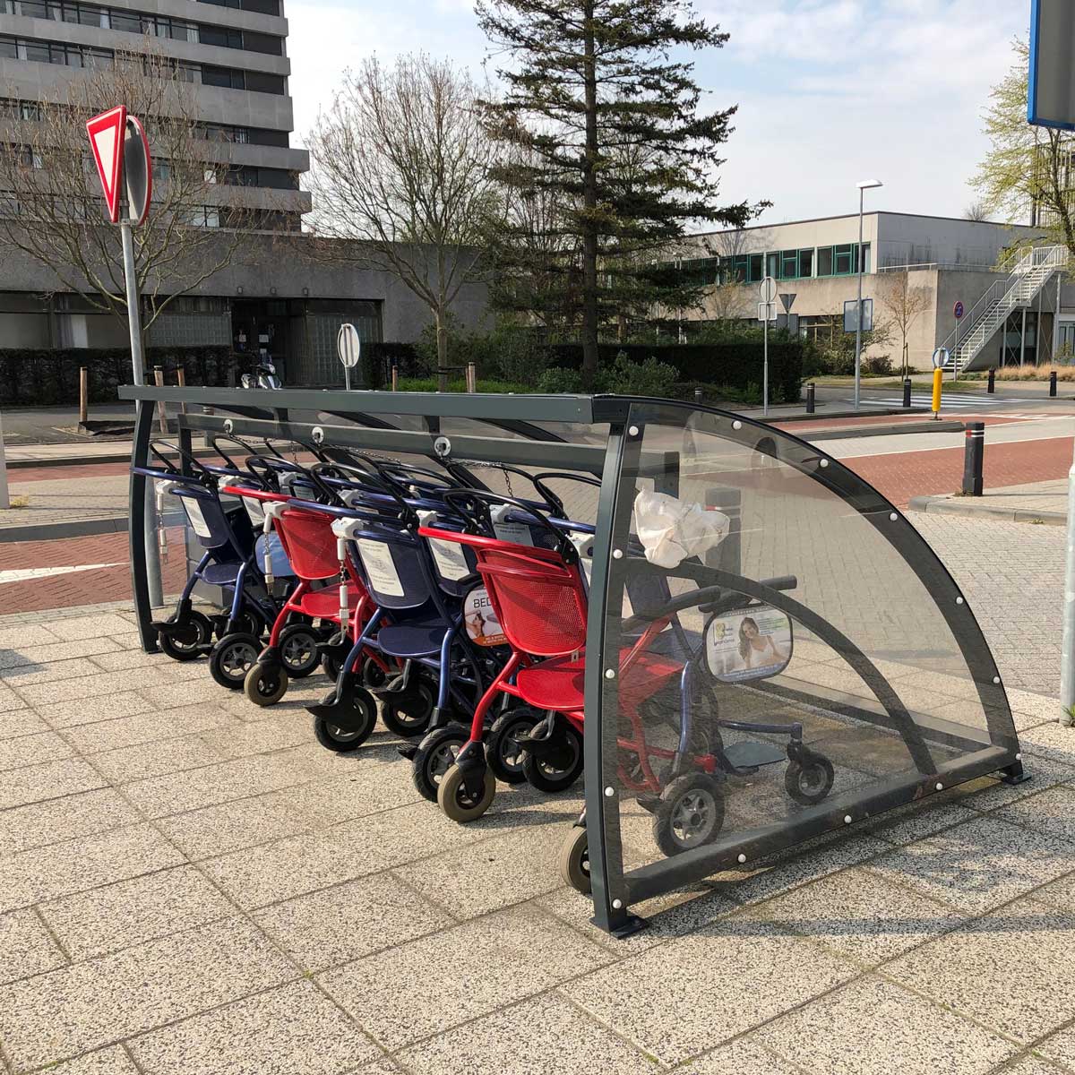 Rollstuhlunterstand für Krankenhaus in Amsterdam
