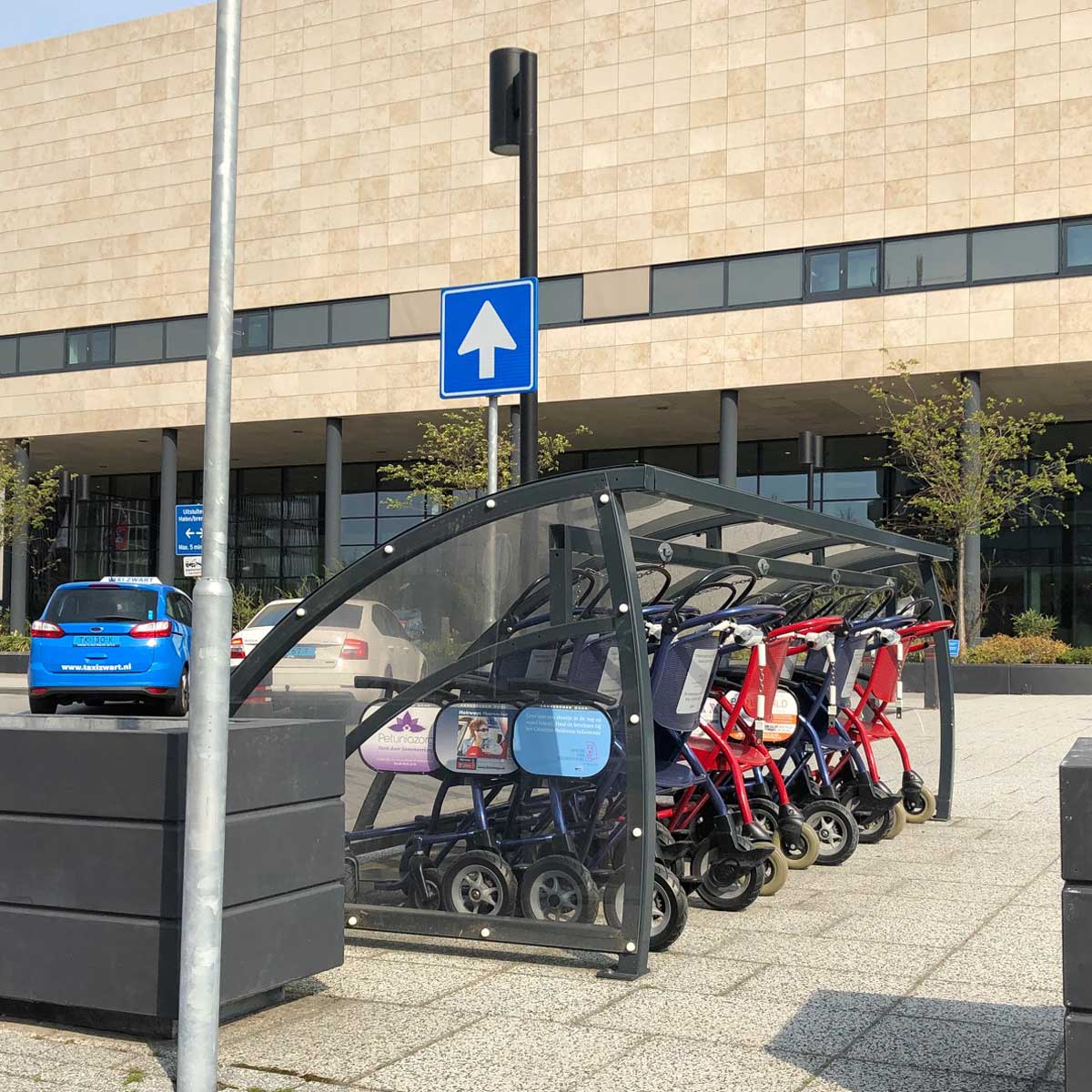 Rollstuhlunterstand für Krankenhaus in Amsterdam
