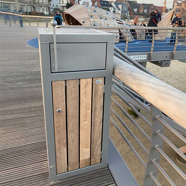 Nachhaltige Stadtmöblierung für die neue Mittelbrücke in Wyk auf Föhr