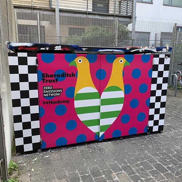 FalcoCargoBox: Innovatives Fahrradparken beim Shoreditch Trust