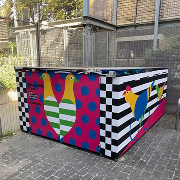 FalcoCargoBox: Innovatives Fahrradparken beim Shoreditch Trust