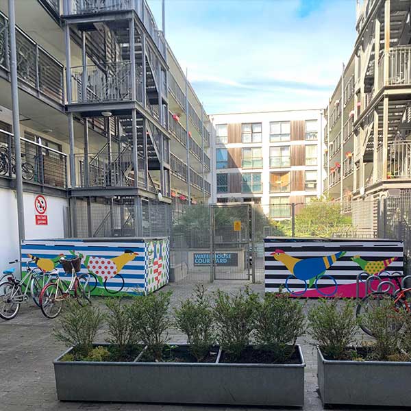 FalcoCargoBox: Innovatives Fahrradparken beim Shoreditch Trust
