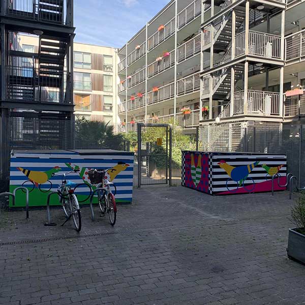 FalcoCargoBox: Innovatives Fahrradparken beim Shoreditch Trust