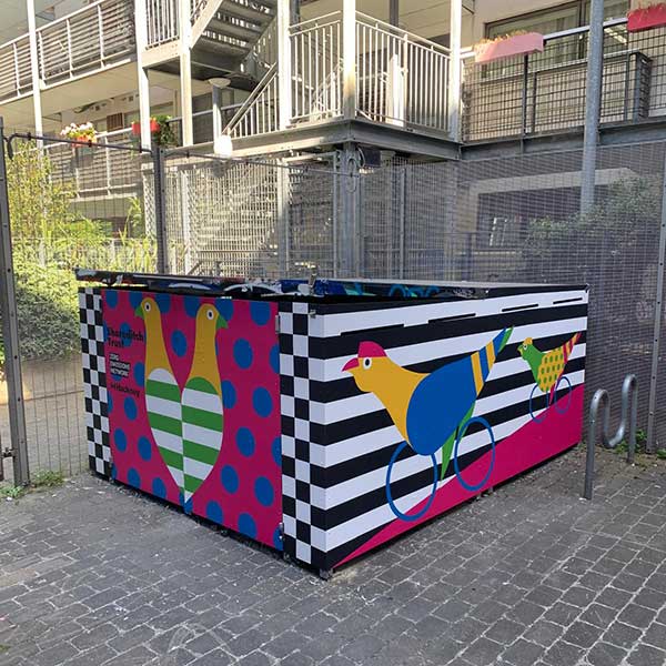 FalcoCargoBox: Innovatives Fahrradparken beim Shoreditch Trust