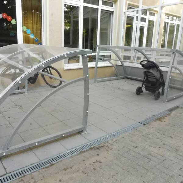 FalcoRoller Kinderwagenunterstand bei der AWO in Essen