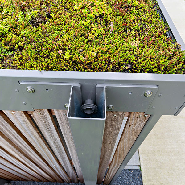 Nachhaltige Überdachungen mit Gründach bei Heutink in Nijverdal