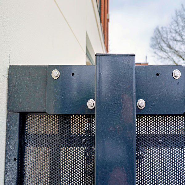 Praktische Fahrradabstellplätze im Gesundheitszentrum