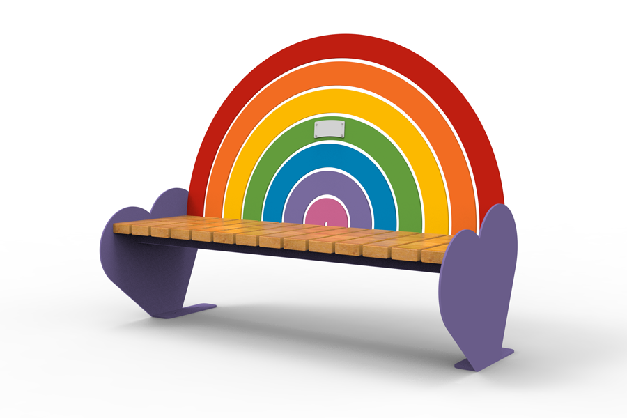 Jets Regenbogenbank: Von der Zeichnung zur fertigen Parkbank