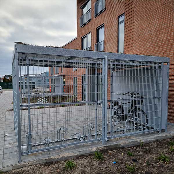 Intelligente und stilvolle Fahrradparklösung für dänischen Appartementkomplex