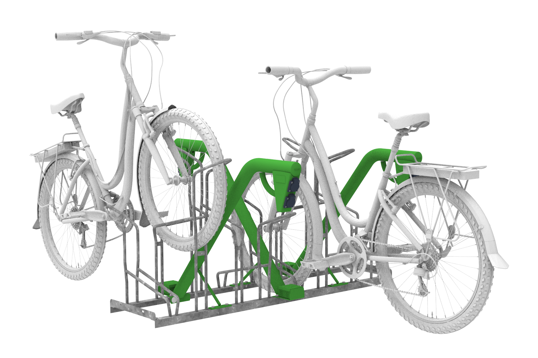 FalcoSound Fahrradständer mit E-Bike Ladestation