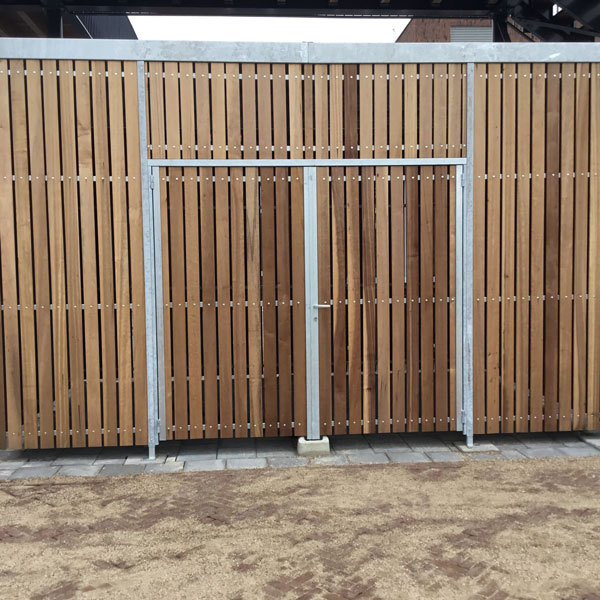 FalcoLok 600 Fahrradüberdachung für Doppelstockparker