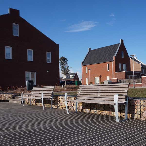 FalcoRelax Parkbank mit Rückenlehne