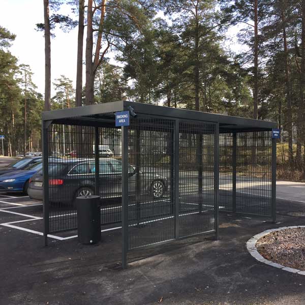 Raucherüberdachung FalcoSpan