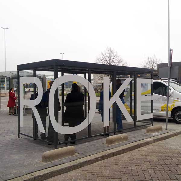 Raucherüberdachung FalcoSpan