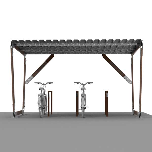 FalcoInfinity: Kreislauffähige Fahrradüberdachung für eine nachhaltige Zukunft