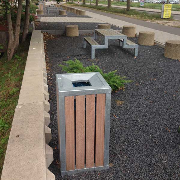 FalcoBloc Abfallbehälter Stadtmobiliar