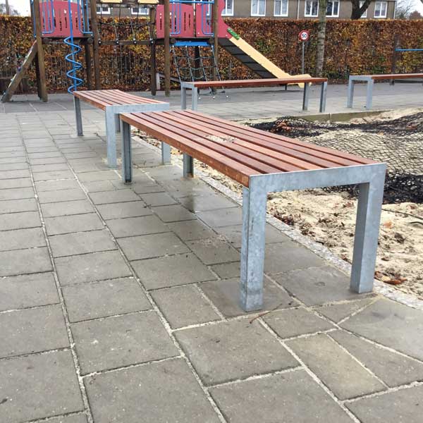 FalcoStretto Außenbank ohne Rückenlehne