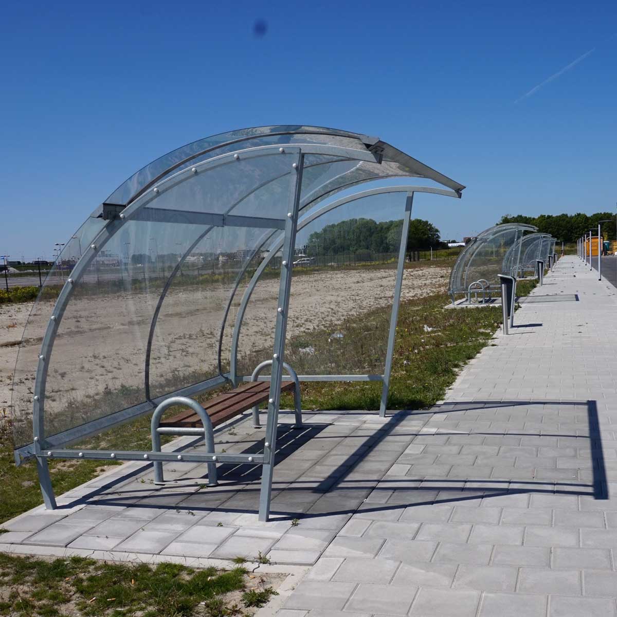 FalcoLite Fahrradüberdachung, einseitig