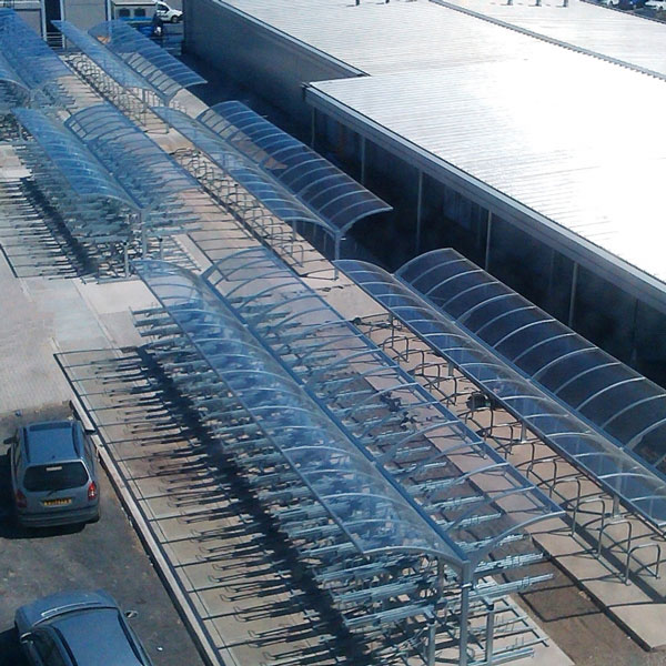 FalcoGamma Level Überdachung für Doppelstockparker, doppelseitig