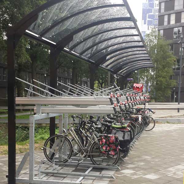 FalcoGamma Level Überdachung für Doppelstockparker, einseitig