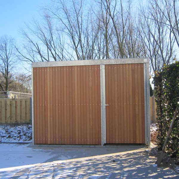 overkapping fietsparkeren fietsoverkapping berging fietsenstalling FalcoLok