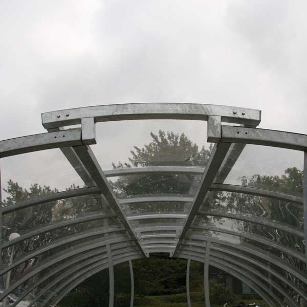 fietsparkeren fietsoverkapping fietsenstalling FalcoSail looppadafsluiting