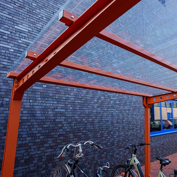 FalcoAndo Fahrradüberdachung, doppelseitig