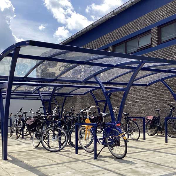 FalcoForce Fahrradanlehnbügel mit E-Bike Ladestation