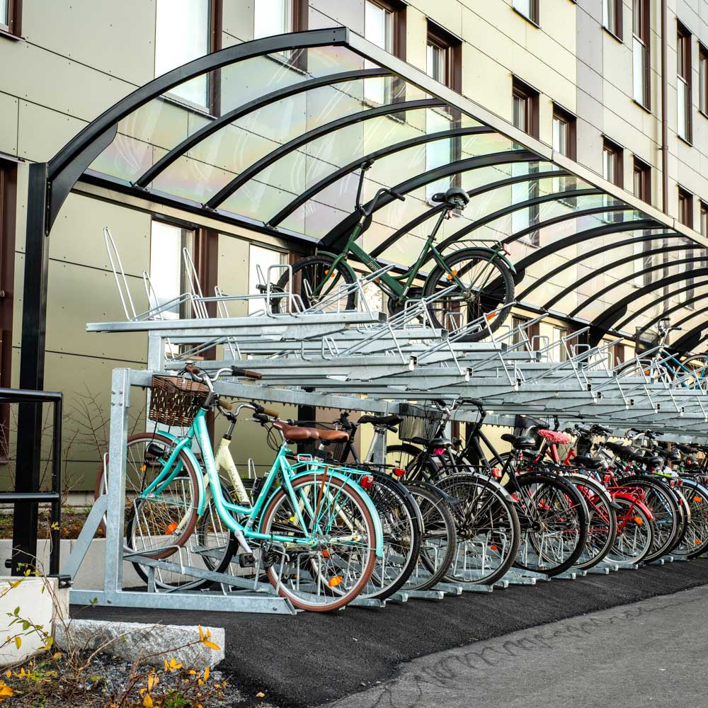 FalcoGamma Level Überdachung für Doppelstockparker, einseitig