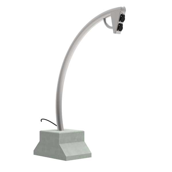 FalcoIon Fahrradanlehnbügel mit Ladestation für E-Bikes