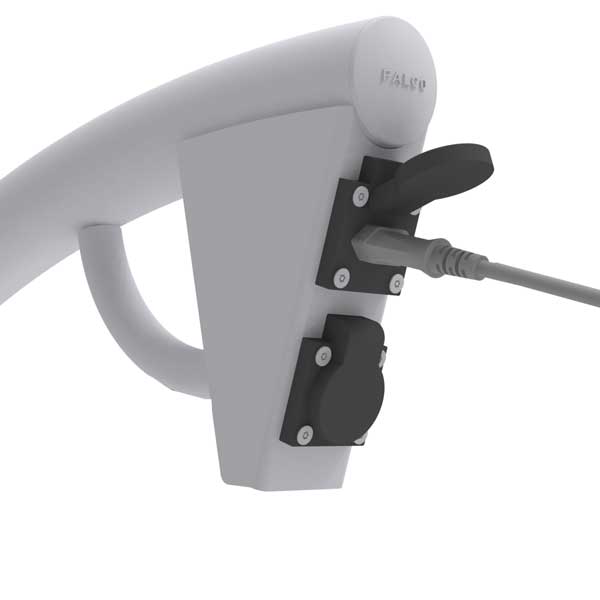 FalcoIon Fahrradanlehnbügel mit Ladestation für E-Bikes