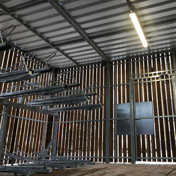 FalcoLok 600 Fahrradüberdachung für Doppelstockparker