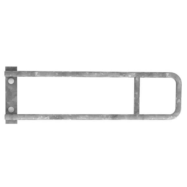 Vrijstaande rendering van de FalcoMaat 2.0 fietslift met ingebouwde aanbindvoorziening voor veilig en ruimtebesparend fietsparkeren.