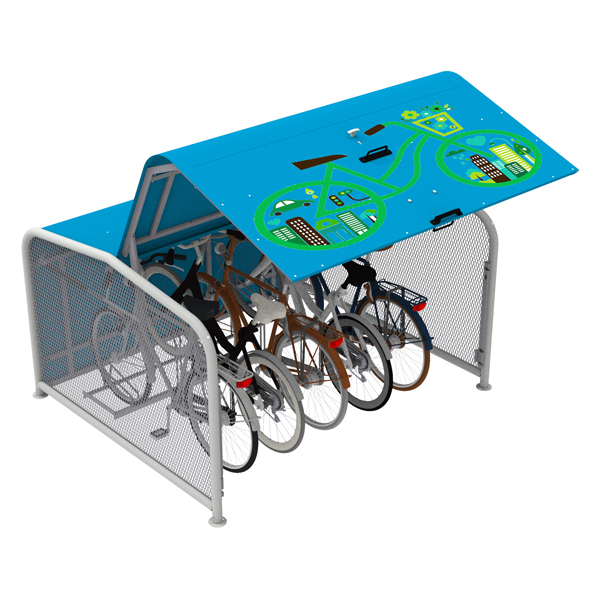 FalcoPod: abschließbare Fahrradbox