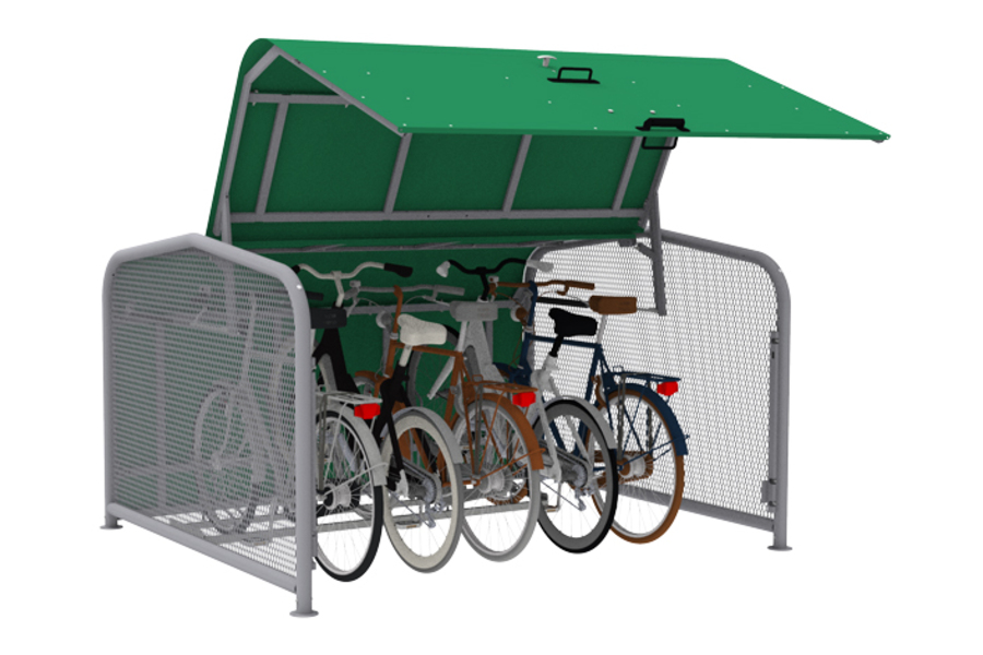 FalcoPod: abschließbare Fahrradbox