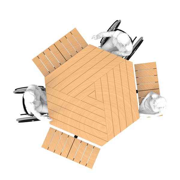 FalcoSeis Picknicktisch